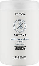 Kup Intensywnie nawilżająca maska - Kemon Actyva Nutrizione Ricca Mask