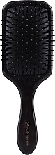 Kwadratowa szczotka do włosów Bobinga 24cm, ciemna - Janeke Bobinga Dark Wood Hairbrush — Zdjęcie N1