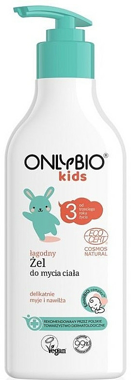 Łagodny żel do mycia ciała dla dzieci od 3 roku życia - Only Bio Kids Mild Body Wash Gel — Zdjęcie N1