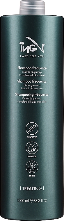 Szampon do codziennego stosowania do każdego rodzaju włosów - ING Professional Treating Frequence Shampoo — Zdjęcie N1