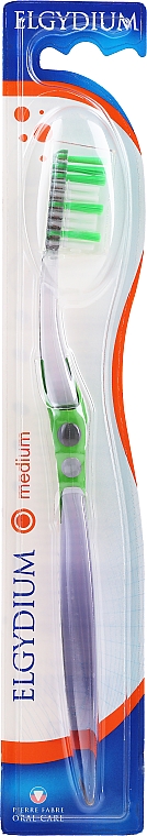 Szczoteczka do zębów, średnia twardość - Elgydium Inter-Active Medium Toothbrush — Zdjęcie N1