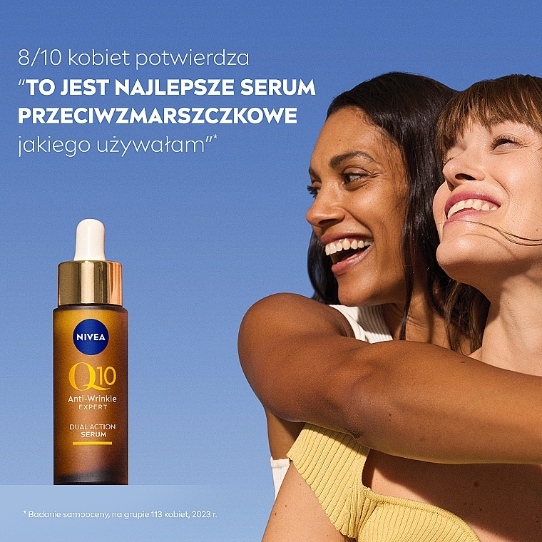 Podwójne aktywne serum przeciwzmarszczkowe z koenzymem Q10 - NIVEA Anti-Wrinkle Expert Serum — Zdjęcie N7