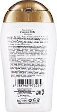 Odżywczy szampon do włosów z mleczkiem kokosowym - OGX Nourishing Coconut Milk Shampoo — Zdjęcie N2