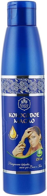 Naturalny olej kokosowy do włosów i ciała - Grand Henna Coconut Oil — Zdjęcie N1