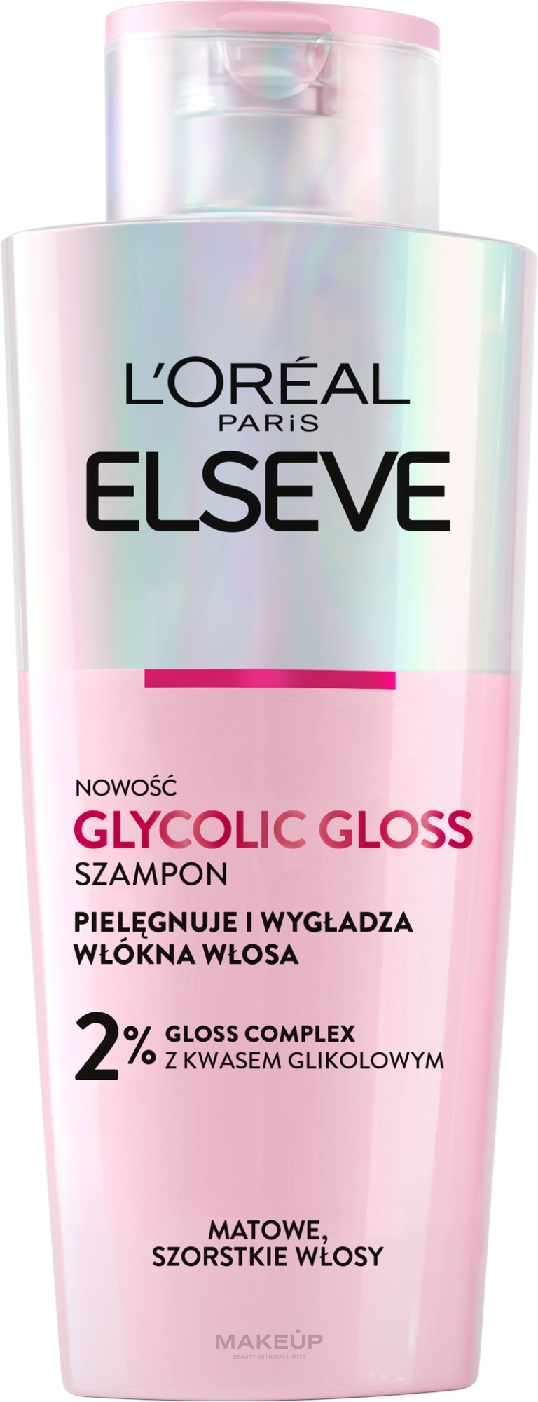 Szampon odżywczy i wygładzający - L’Oréal Paris Elseve Glycolic Gloss Shampoo — Zdjęcie 200 ml