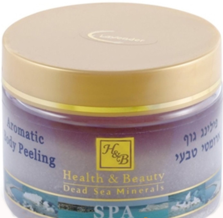 Aromatyczny peeling solny do ciała Lawenda i paczula - Health and Beauty Aromatic Body Peeling