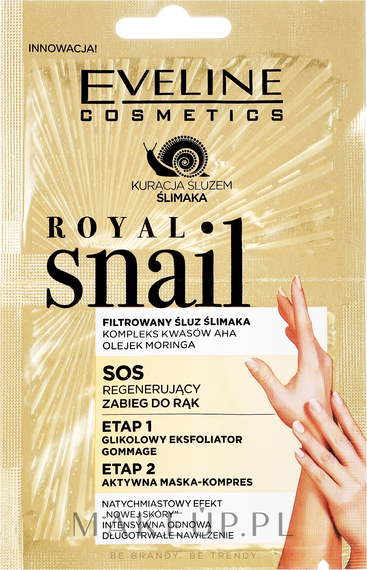Regenerujący zabieg do rąk - Eveline Cosmetics Royal Snail  — Zdjęcie 2 x 6 ml
