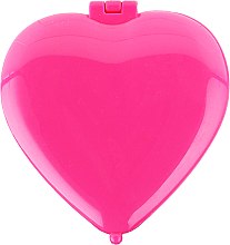 Kup Lusterko kosmetyczne w kształcie serca 85550, różowe - Top Choice Colours Mirror