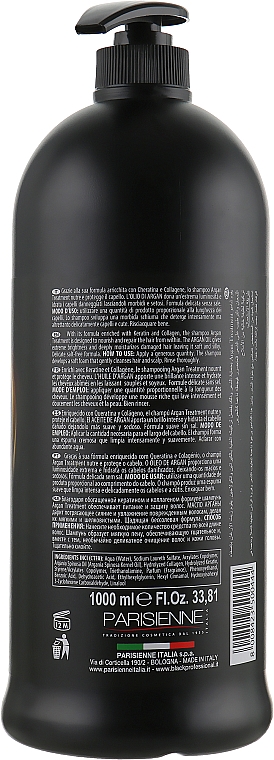 Odżywczy szampon do włosów z olejkiem arganowym - Black Professional Line Argan Treatment Shampoo — Zdjęcie N4