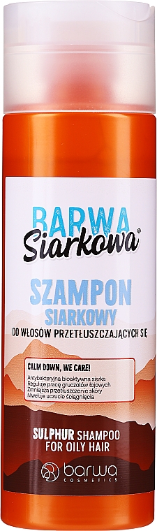 Antybakteryjny szampon siarkowy - Barwa Siarkowa Special Sulphur Antibacterial Shampoo