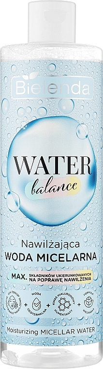 Nawilżająca woda micelarna - Bielenda Water Balance Moisturizing Micellar Water