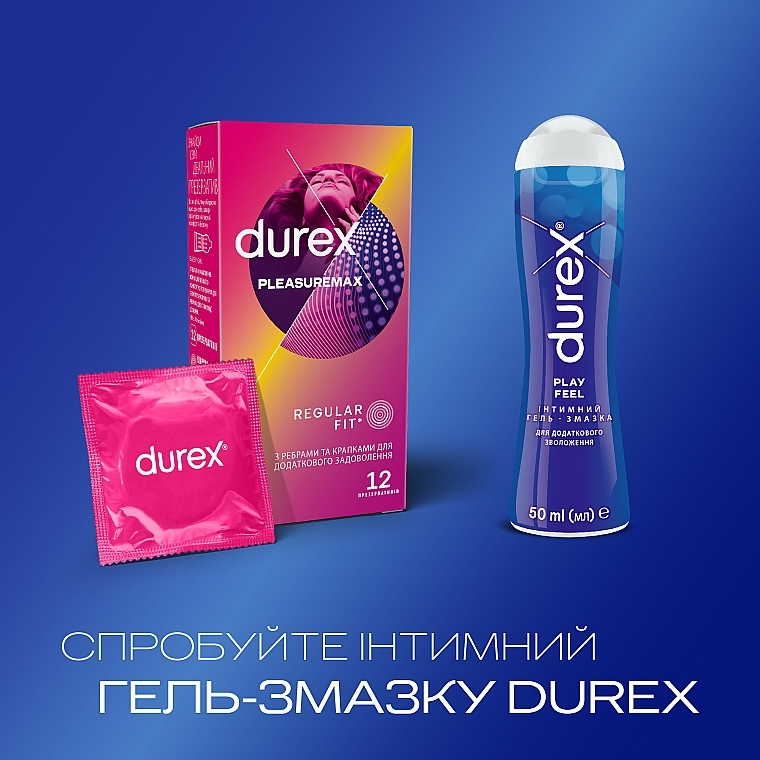 Prezerwatywy, 12 szt. - Durex Pleasuremax — Zdjęcie N5