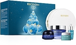 Zestaw do pielęgnacji twarzy - Biotherm Blue Pro-Retinol (cr/50ml + cr/15ml + elixir/7ml + eye/cr/5ml + pouch) — Zdjęcie N1