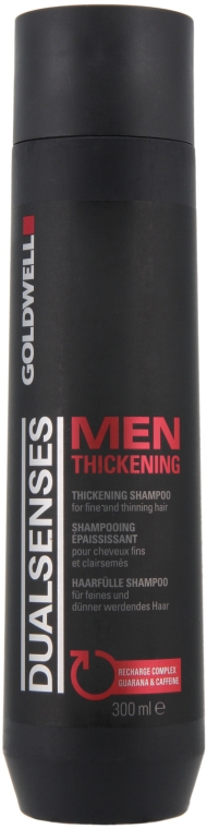 Szampon pogrubiający do włosów cienkich i delikatnych - Goldwell DualSenses For Men Thickening Recharge Complex Shampoo