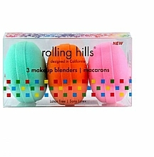 Kup Zestaw - Rolling Hills Makeup Blender Macarons Set (blender 3 pcs)
