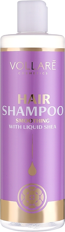 Wygładzający szampon do włosów z płynnym masłem shea - Vollaré Cosmetics Hair Shampoo Smoothing With Liquid Shea — Zdjęcie N1