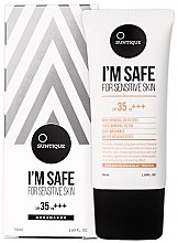 Kup Krem przeciwsłoneczny do skóry wrażliwej SPF 35/PA+++ - Suntique I’m Safe For Sensitive Skin Sun Block
