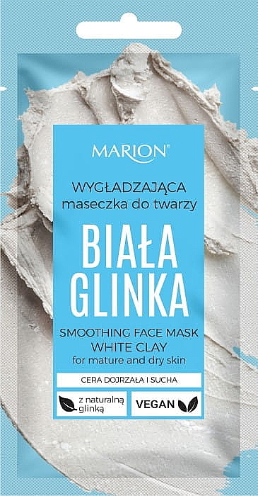 Wygładzająca maseczka do twarzy Biała glinka - Marion Smoothing Face Mask White Clay — Zdjęcie N1