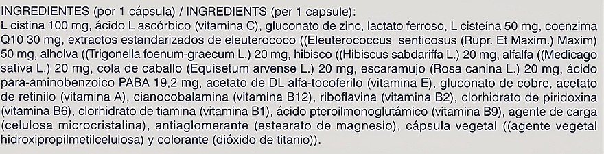 Suplement diety Witaminy i żelazo - Simildiet Laboratorios Distonicum — Zdjęcie N4
