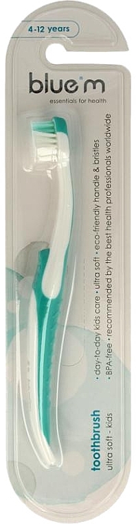 Ultra miękka szczoteczka do zębów dla dzieci, zielona - Bluem Ultra Soft Toothbrush — Zdjęcie N1