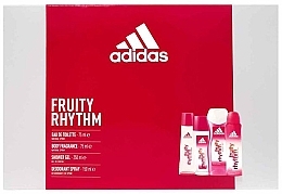 Kup Adidas Fruity Rhythm - Zestaw (edt/75ml + sh/gel/250ml + deo/150ml + spray/75ml)