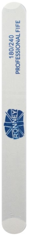Pilnik do paznokci, 180/240, szary, RN 00295 - Ronney Professional — Zdjęcie N1