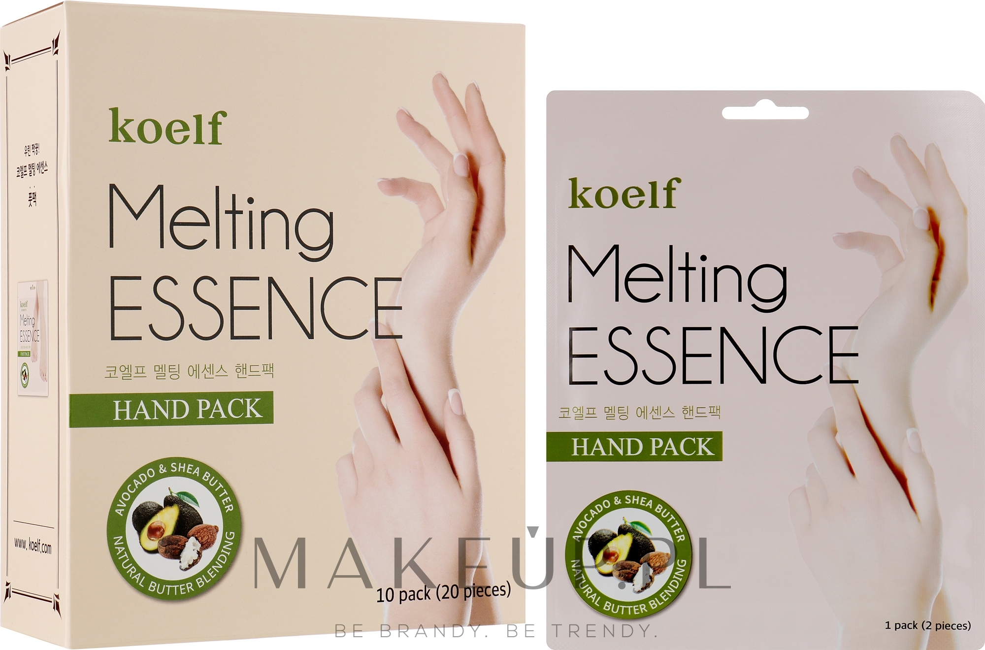 Maska do rąk - Petitfee & Koelf Melting Essence Hand Pack — Zdjęcie 10 szt.