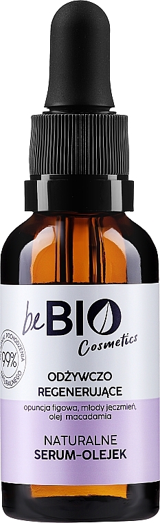 Naturalny odżywczo-regenerujący olejek do twarzy - BeBio  — Zdjęcie N1
