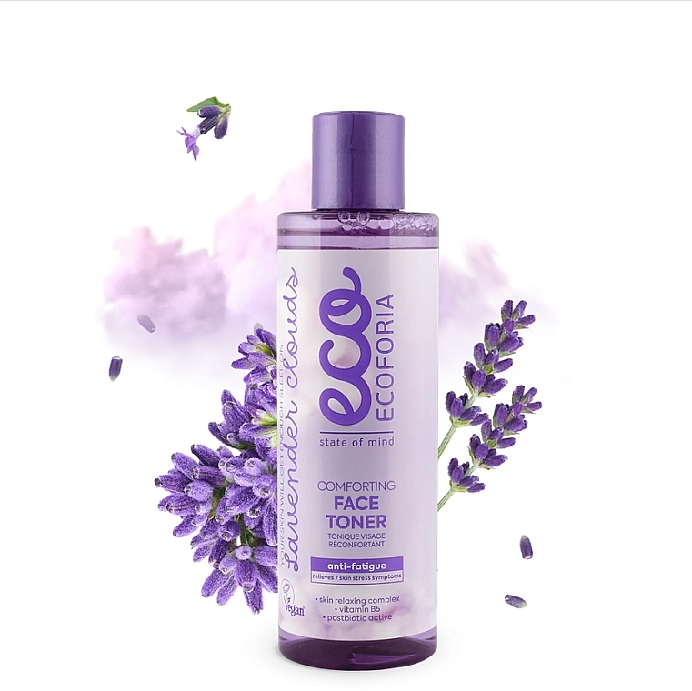 Tonik do twarzy - Ecoforia Lavender Clouds Comforting Face Toner  — Zdjęcie N1