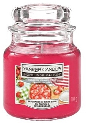 Świeca zapachowa w słoiku - Yankee Candle Home Inspiration Sugared Strawberries — Zdjęcie N1