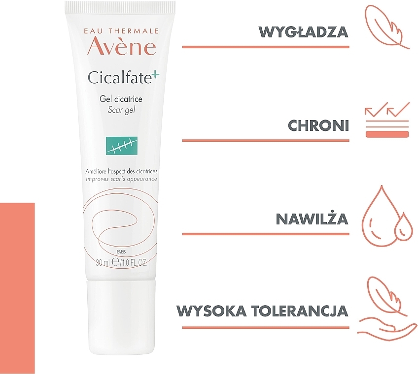 Rewitalizujący żel na blizny - Avene Cicalfate+ Gel Cicatrice — Zdjęcie N6