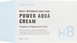 Intensywnie nawilżający krem z kapsułkami peptydowymi do twarzy - MEDIPEEL Power Aqua Cream — Zdjęcie N2