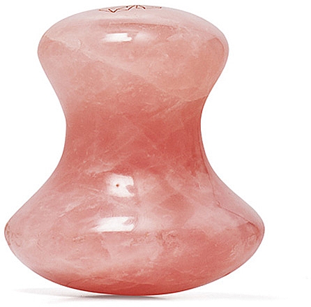 Grzybek do masażu z różowego kwarcu - Crystallove Rose Quartz Mushroom Gua Sha — Zdjęcie N1