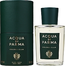 Acqua di Parma Colonia C.L.U.B. 2022 - Woda kolońska — Zdjęcie N1