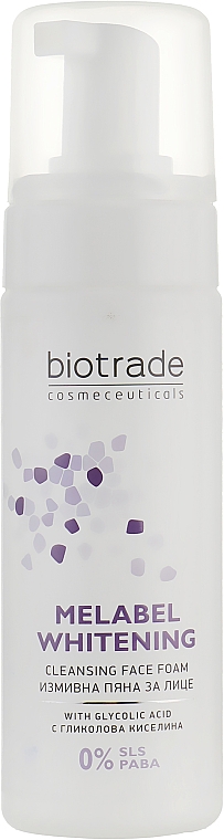 Pianka do mycia twarzy z efektem rozjaśniania - Biotrade Melabel Cleansing Face Foam — Zdjęcie N1