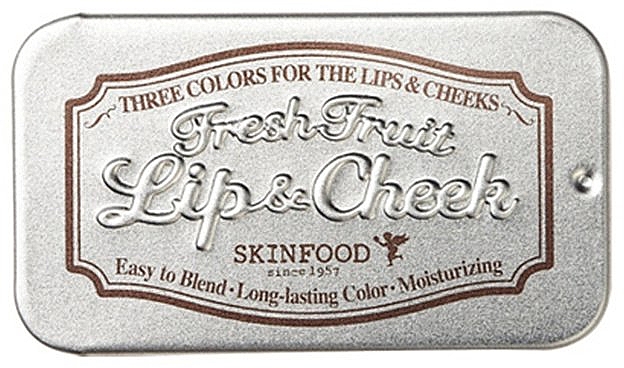 Róż do ust i policzków - Skinfood Fresh Fruit Lip & Cheek Trio — Zdjęcie N1