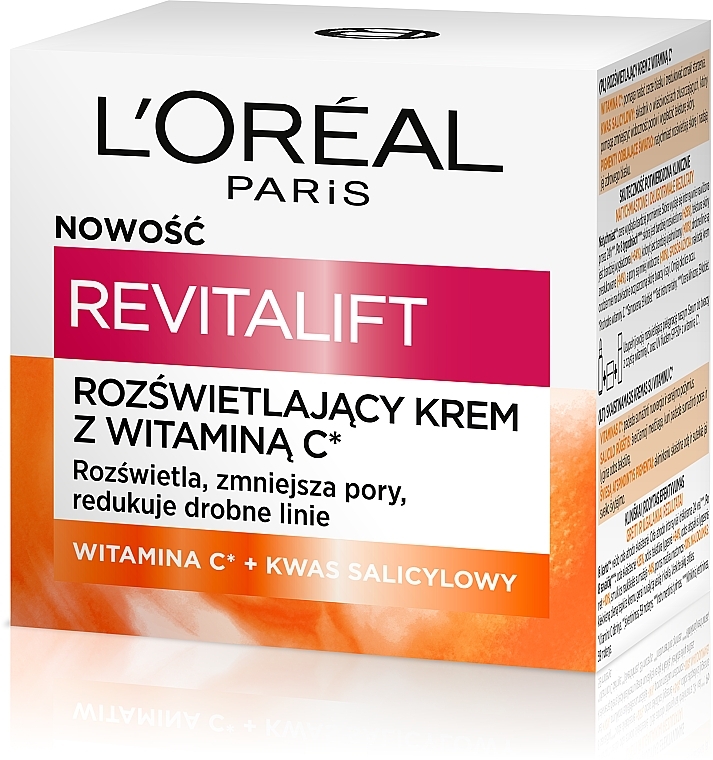 Krem rozjaśniający z witaminą C - L'Oreal Paris Revitalift Vitamin C Brightening Cream — Zdjęcie N4