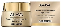 Krem do twarzy na noc - Ahava Osmoter Skin-Responsive Youth Booster Night Cream (próbka) — Zdjęcie N1