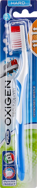 Szczoteczka do zębów Oxigen, twarda, niebieska - Piave — Zdjęcie N1