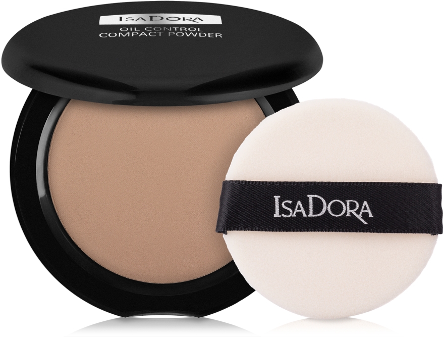 Matujący puder w kompakcie do twarzy - IsaDora Oil Control Compact Powder — Zdjęcie N1