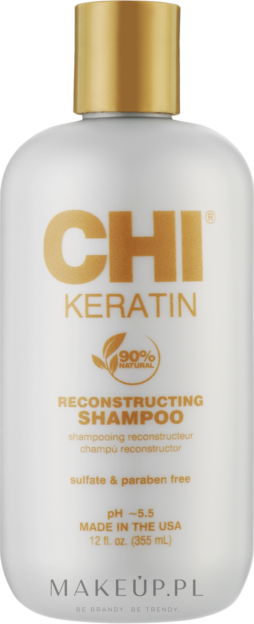 Szampon keratynowy odbudowujący włosy - CHI Keratin Reconstructing Shampoo — Zdjęcie 355 ml