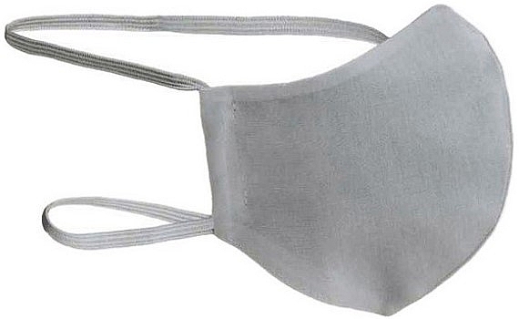 Higieniczna maseczka materiałowa wielokrotnego użytku, biała - Reprotect Hygienic Reusable Fabric Mask R40 — Zdjęcie N1