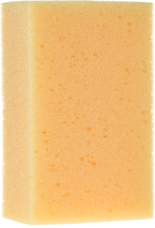 Gąbka do kąpieli Standard, 30444, żółta - Top Choice — Zdjęcie N1