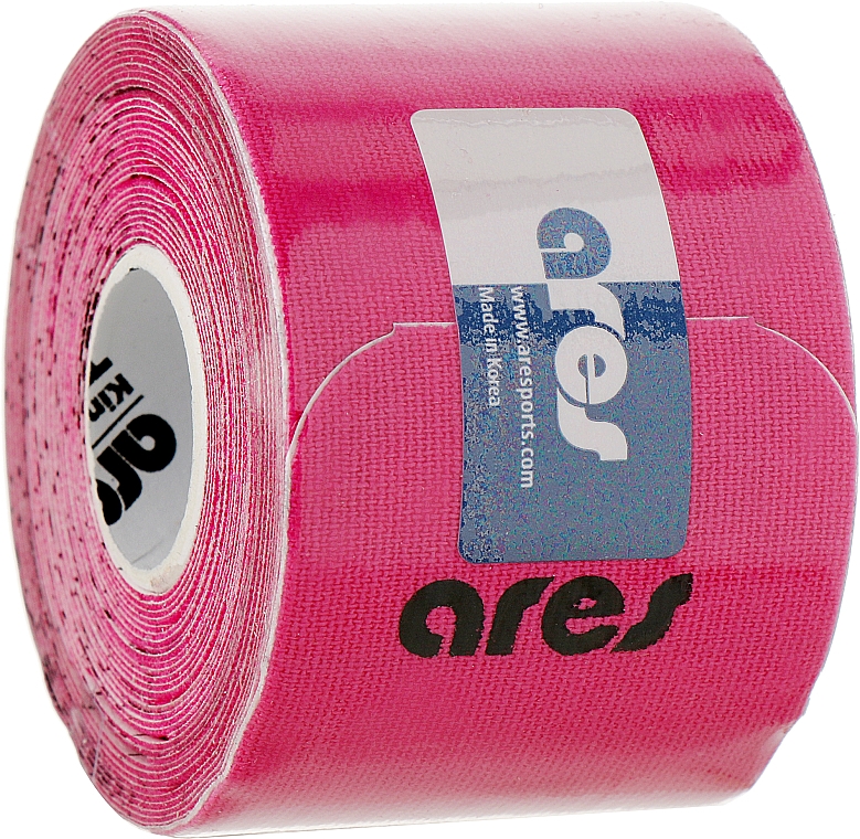 Taśma kinesio Różowa - Ares Kinesio Tape Precut — Zdjęcie N1