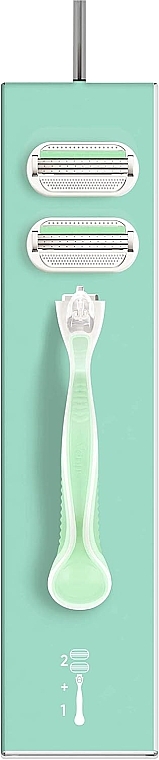 Maszynka do golenia z 2 wymiennymi kasetami - Gillette Venus Smooth Sensitive — Zdjęcie N3