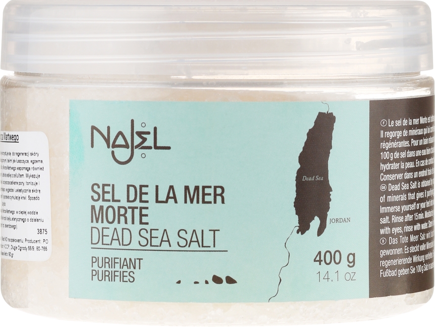 Oczyszczająca sól z Morza Martwego do kąpieli - Najel Dead Sea Salt — Zdjęcie N3