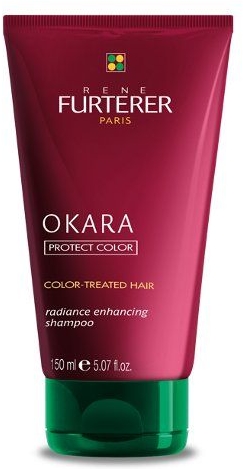 Nabłyszczający szampon do włosów farbowanych - Rene Furterer Okara Sublimateur Protect Color Shampoo — Zdjęcie N2