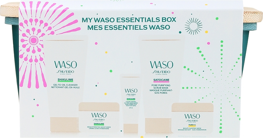 Zestaw do pielęgnacji twarzy, 5 produktów - Shiseido Waso — Zdjęcie N1