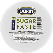 Pasta cukrowa do depilacji stała - Dukat Sugar Paste Extra — Zdjęcie N1