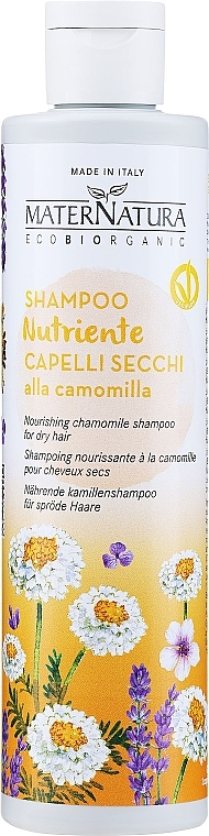 Szampon z rumiankiem do włosów suchych i cienkich - MaterNatura Chamomile Shampoo — Zdjęcie N1